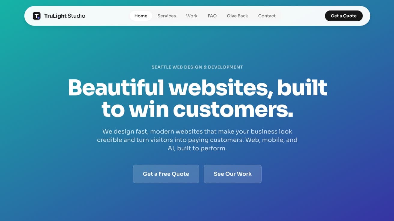 TruLight Studio screenshot
